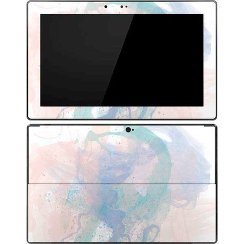 Rose Quartz & Serenity Splatter Surface Pro Tablet Skin